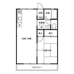 エクセル高砂の物件間取画像